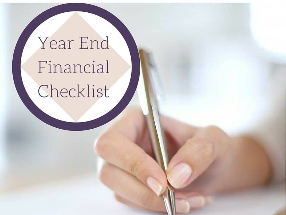 Year End Financial Checklist