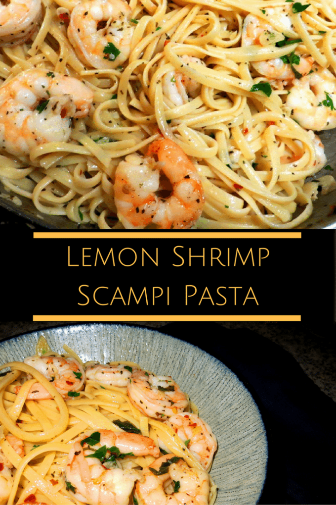 Delcious Lemon Shrimp Scampi Pasta