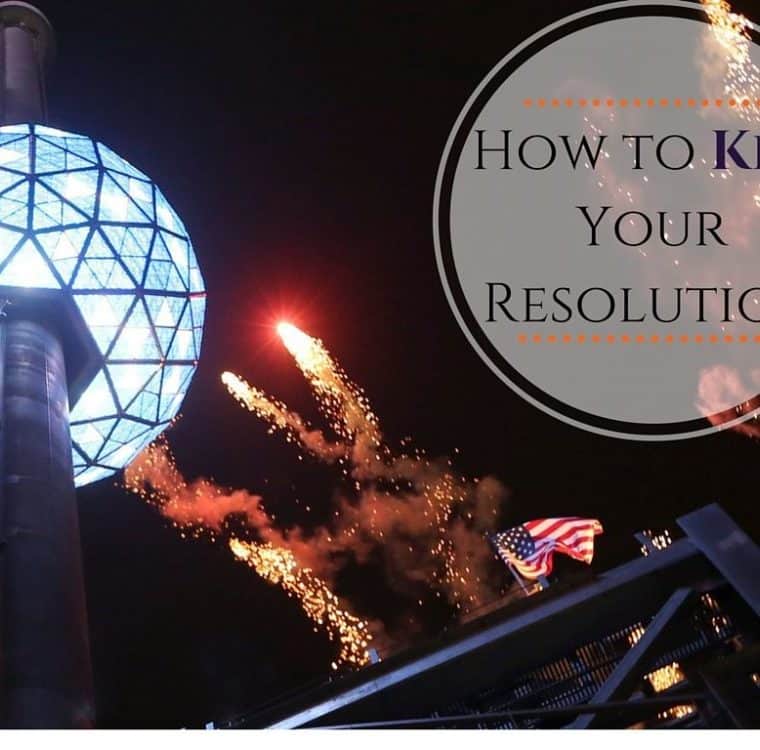 How to Keep your resolution