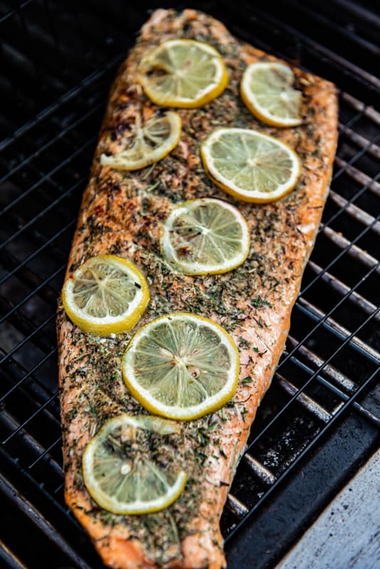 grilled steelhead trout with lemon 